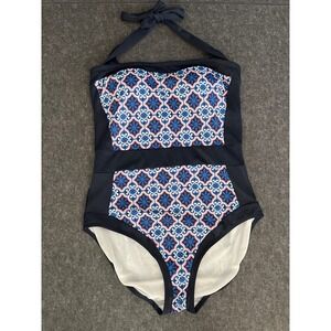 Boden Santorini Halter Neck Swimsuit One Piece Size 12